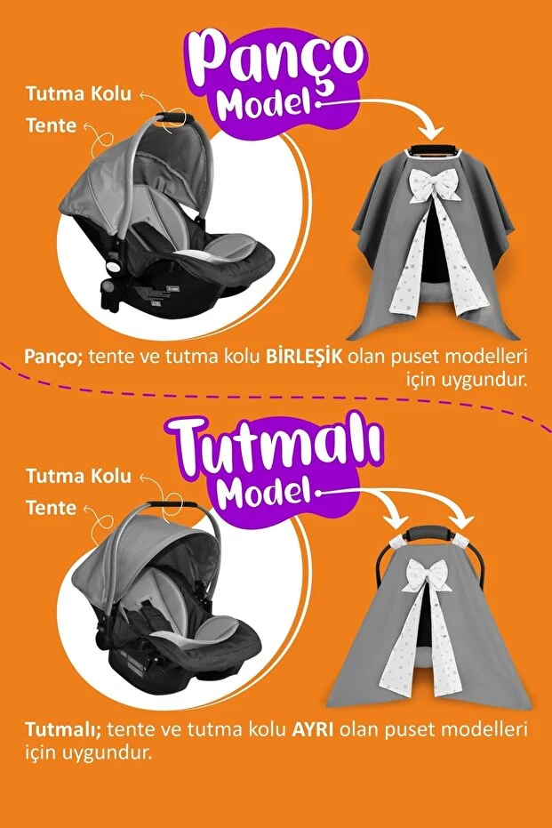 Babynest Puset Örtüsü Alt Açma Emzirme Yastığı Bel Destekli Ana Kucağı Bebek Arabası Minderi-tutmalı